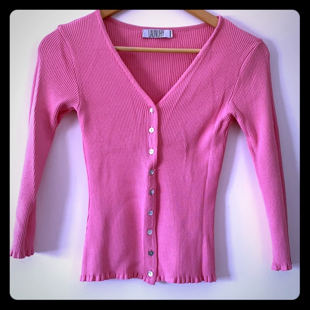 Knit cardigan top